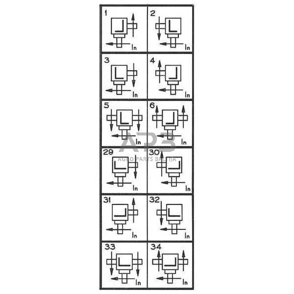 Kampinis reduktorius Comer 301041 T-301B 2