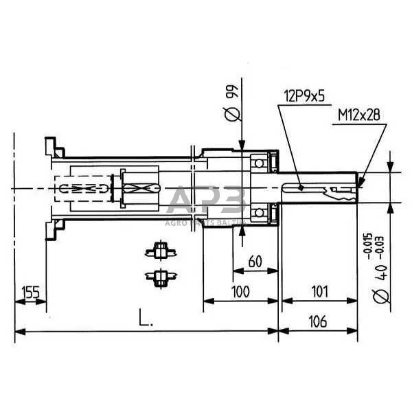 Kampinis reduktorius Comer 311053 TL-311D 1:3 4