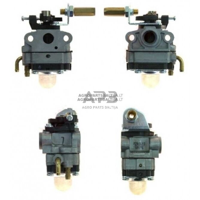 Karbiuratorius kiniškoms krūmapjovėms 26cc, 9mm A Karbiuratorius kiniškoms krūmapjovėms 26cc, 9mm A