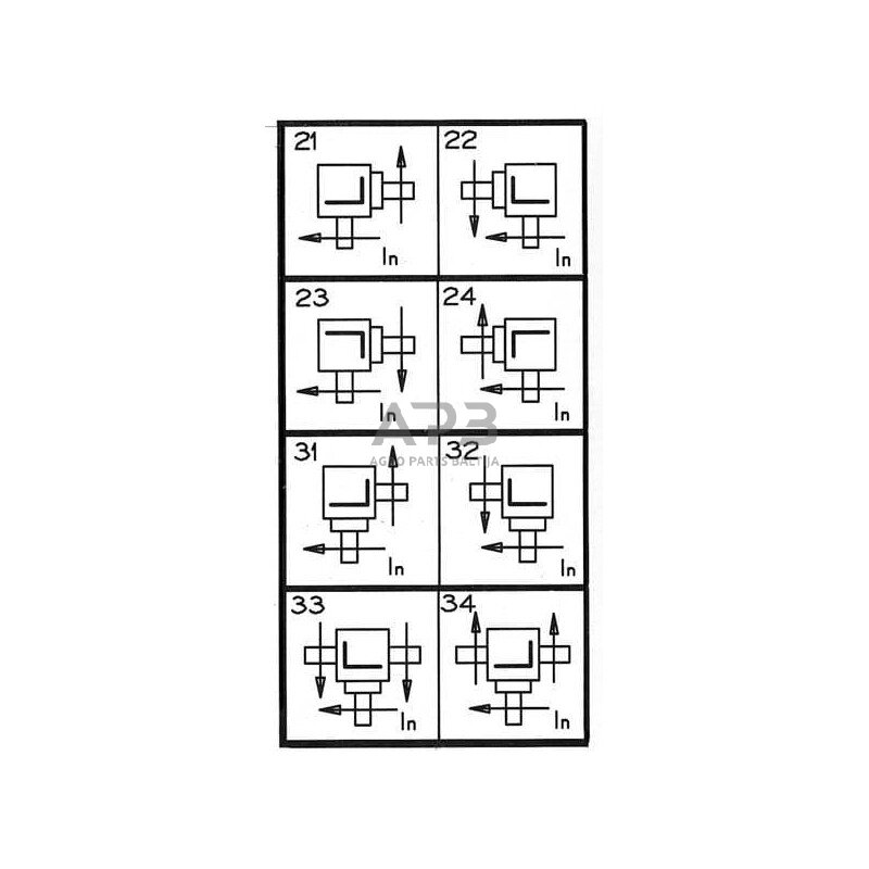 Kampinis reduktorius Comer 104381 L-5A 3 Kampinis reduktorius Comer 104381 L-5A 3