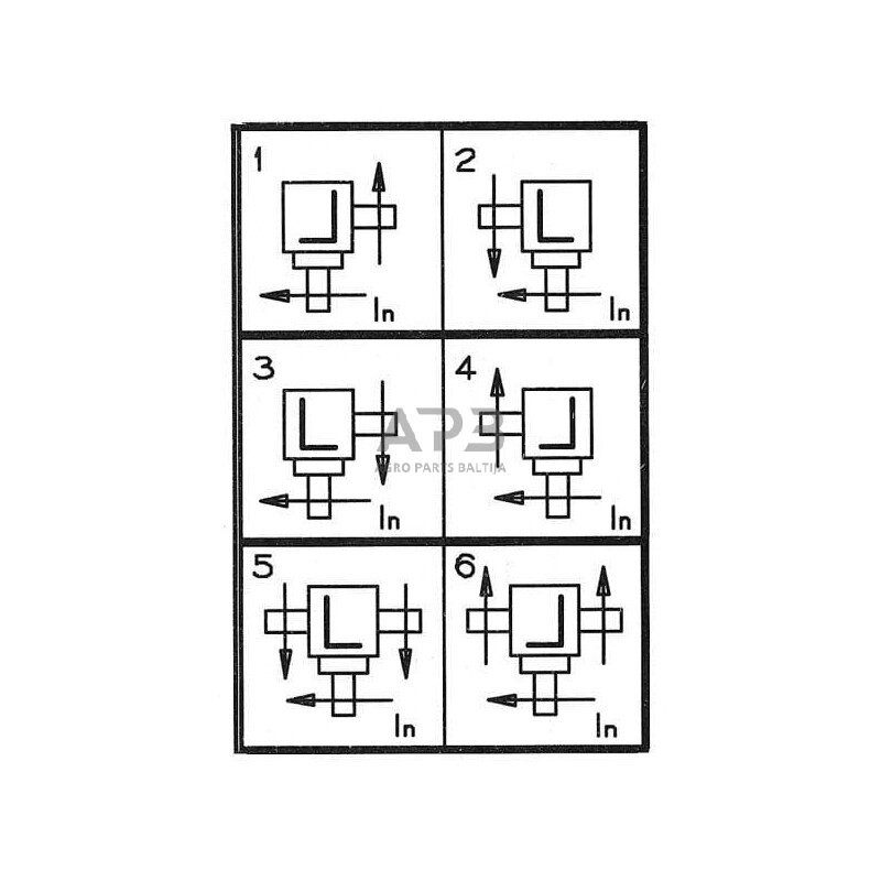 Kampinis reduktorius Comer 262008 T-22A 3:1 2