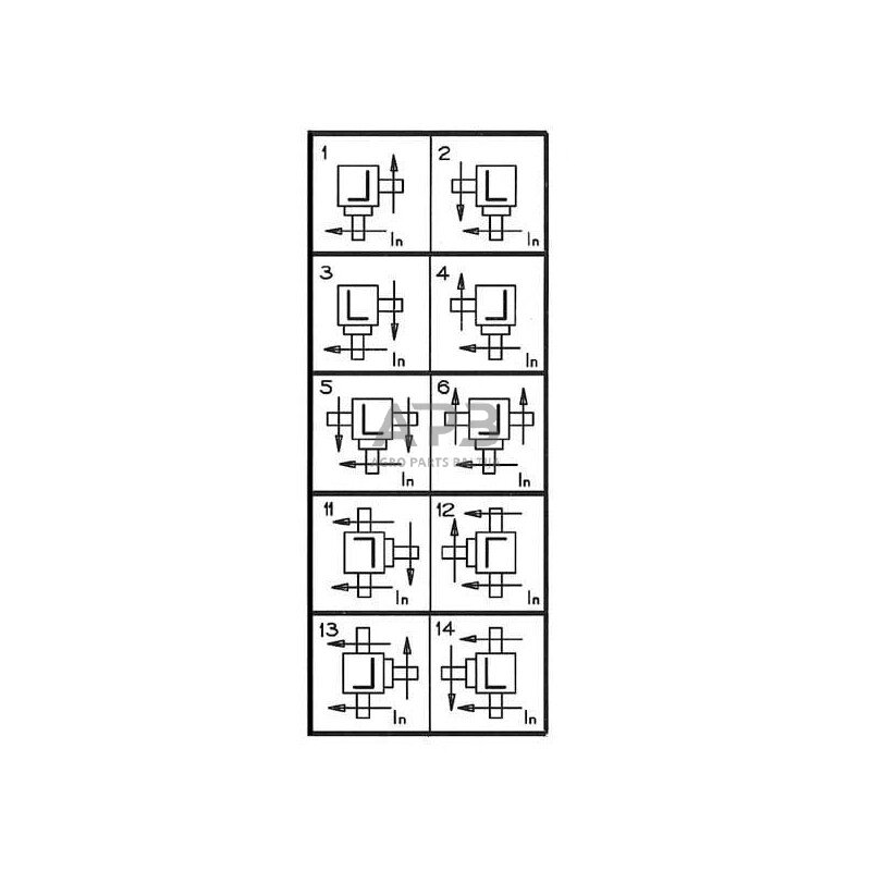 Kampinis reduktorius Comer 267264 T-27A 1:1 4 Kampinis reduktorius Comer 267264 T-27A 1:1 4