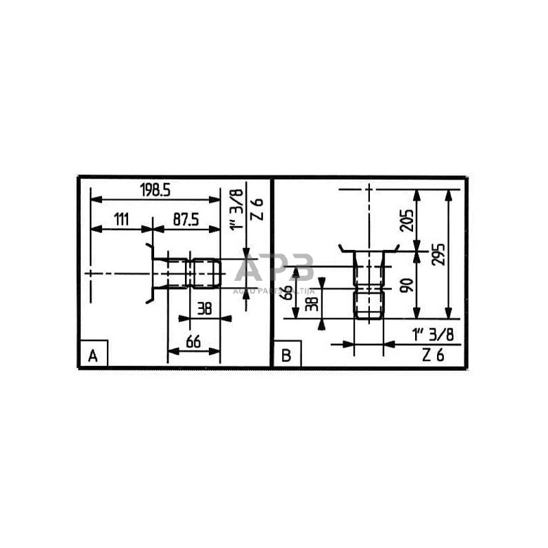 Kampinis reduktorius Comer 290026 T-290A 1:1 5 Kampinis reduktorius Comer 290026 T-290A 1:1 5