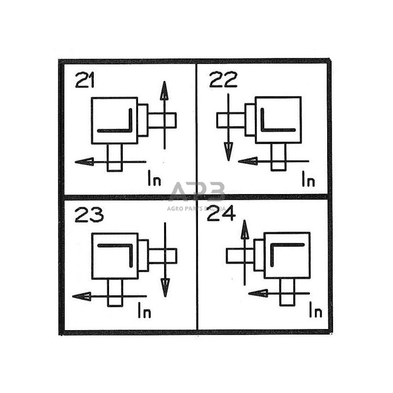 Kampinis reduktorius Comer 311885 T-311J 4 Kampinis reduktorius Comer 311885 T-311J 4