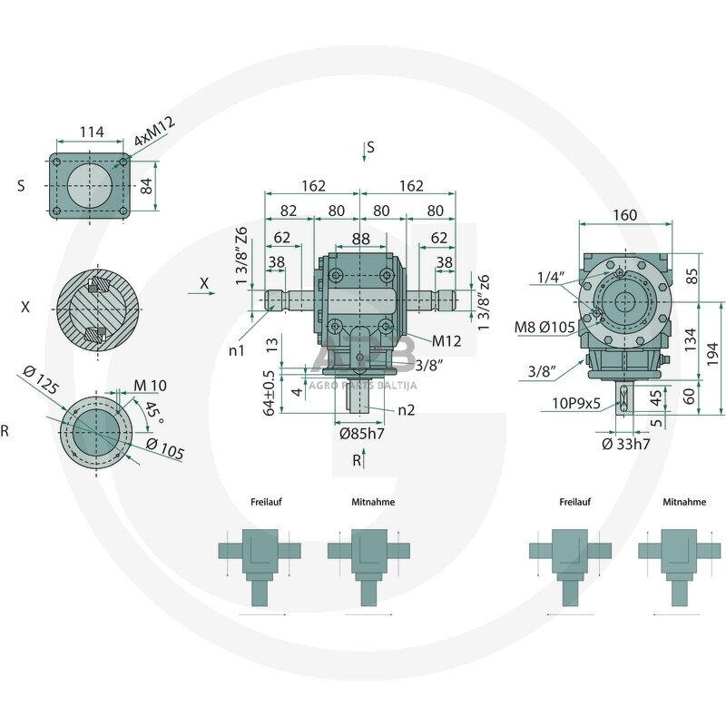 Kampinis reduktorius geležiniu korpusu universalus 614397192 1 Kampinis reduktorius geležiniu korpusu universalus 614397192 1