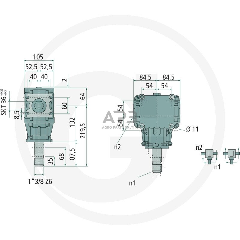 Kampinis reduktorius universalus 614397207 1 Kampinis reduktorius universalus 614397207 1