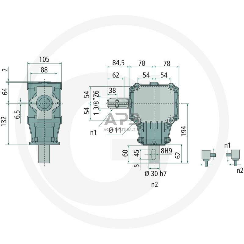 Kampinis reduktorius universalus 614397208 1 Kampinis reduktorius universalus 614397208 1