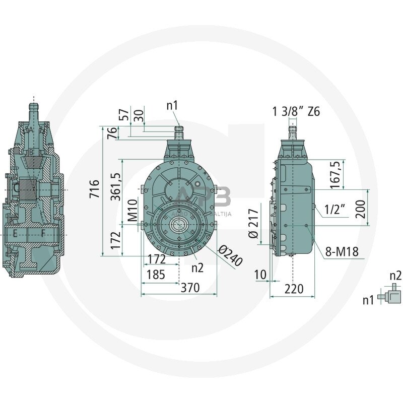 Kampinis reduktorius universalus 614397212 1 Kampinis reduktorius universalus 614397212 1