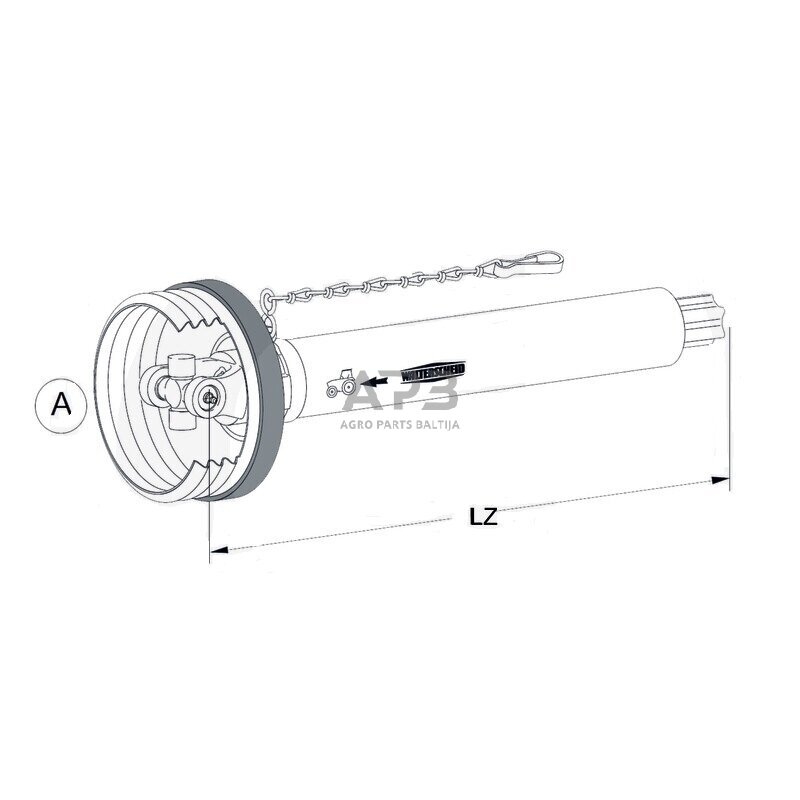 Kardanas Walterscheid 113183, 1113183, 696018, 1696018 1