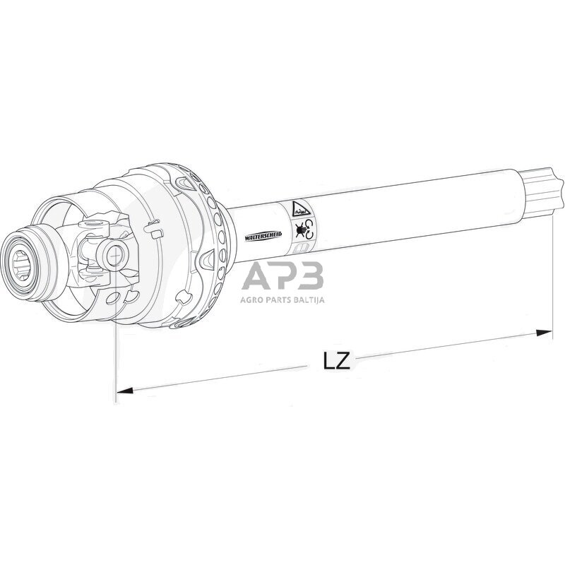 Kardanas Walterscheid 113195, 1113195, 696032, 1696032 1 Kardanas Walterscheid 113195, 1113195, 696032, 1696032 1