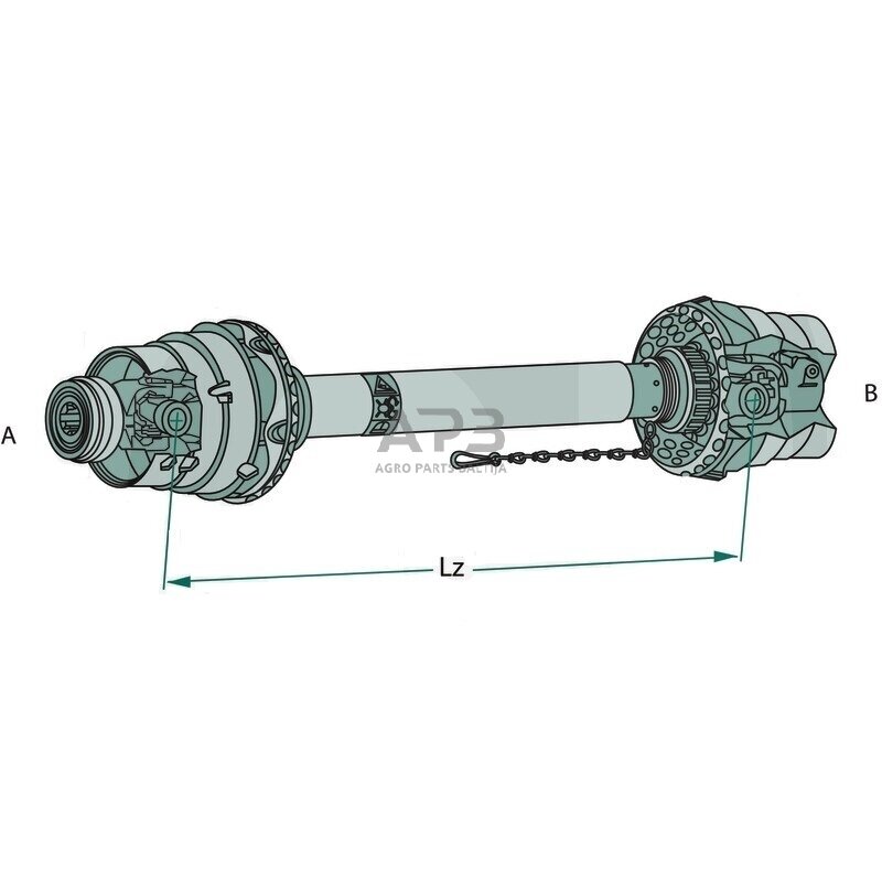 Kardanas Walterscheid 113172, 1113172, 691665, 1691655 1 Kardanas Walterscheid 113172, 1113172, 691665, 1691655 1