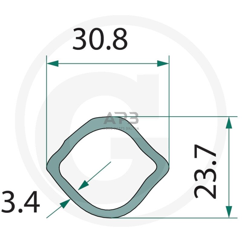 Kardano vamzdis Blueline 377377260