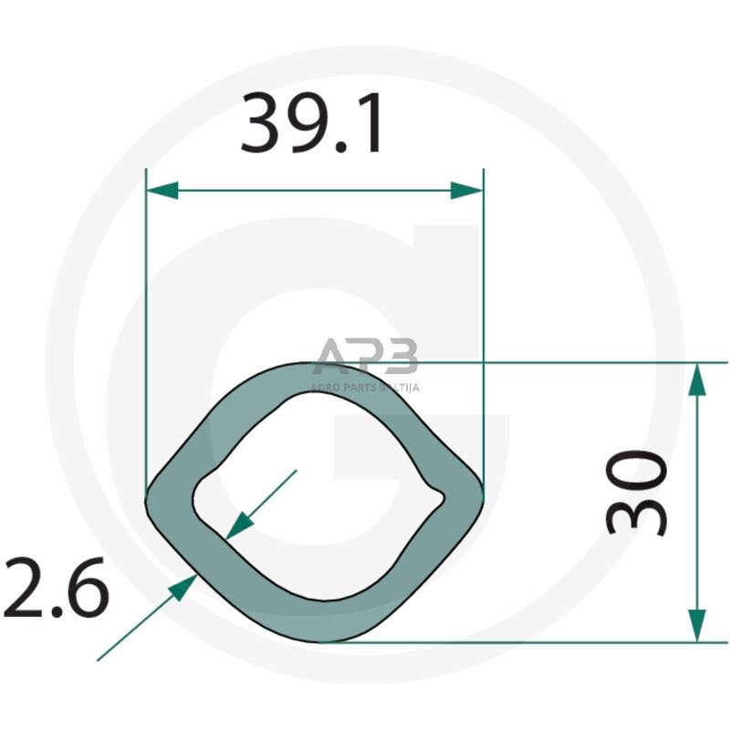 Kardano vamzdis Blueline 377377261 Kardano vamzdis Blueline 377377261
