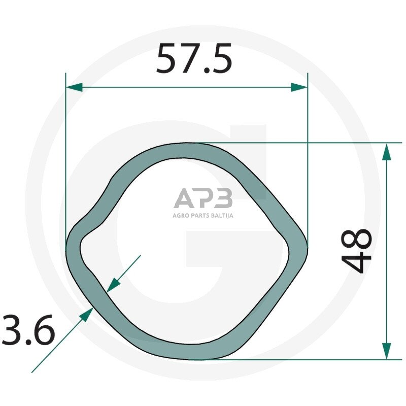 Kardano vamzdis Blueline 377377265 Kardano vamzdis Blueline 377377265