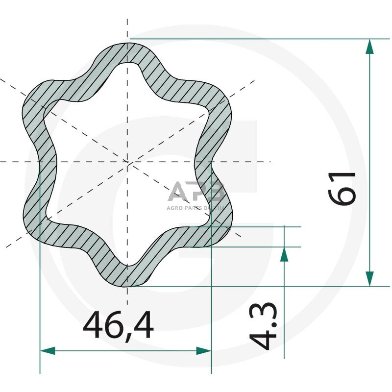 Kardano vamzdis Blueline 377377275 1 Kardano vamzdis Blueline 377377275 1