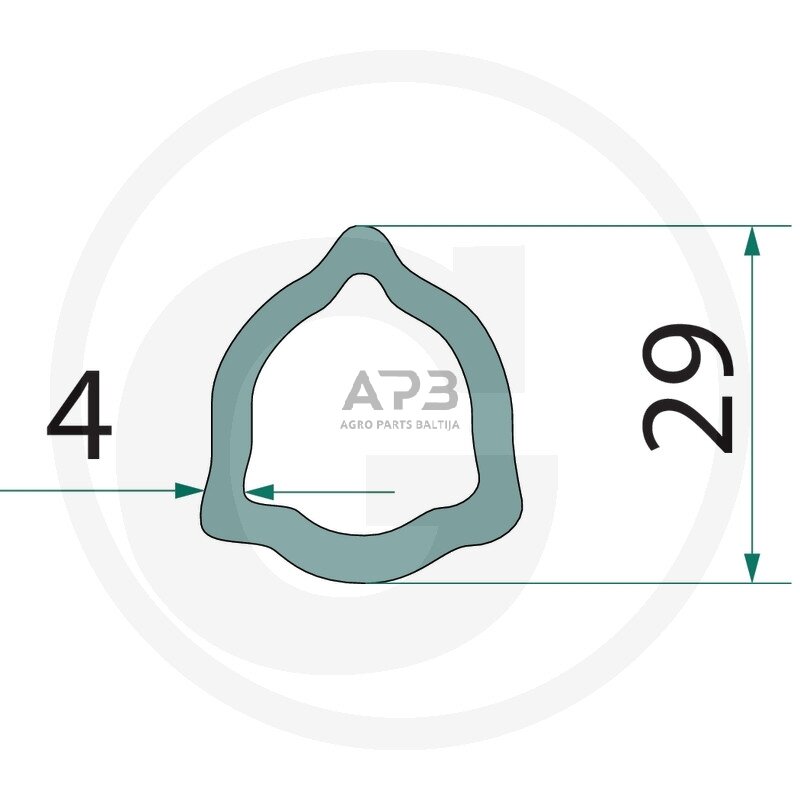 Kardano vamzdis Blueline 377377286 Kardano vamzdis Blueline 377377286