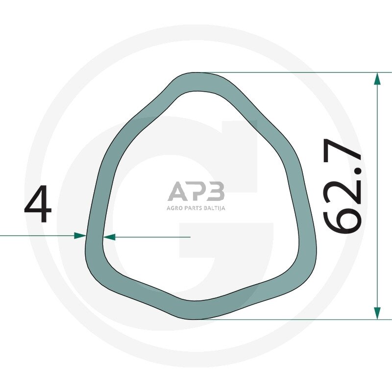 Kardano vamzdis Blueline 377377306