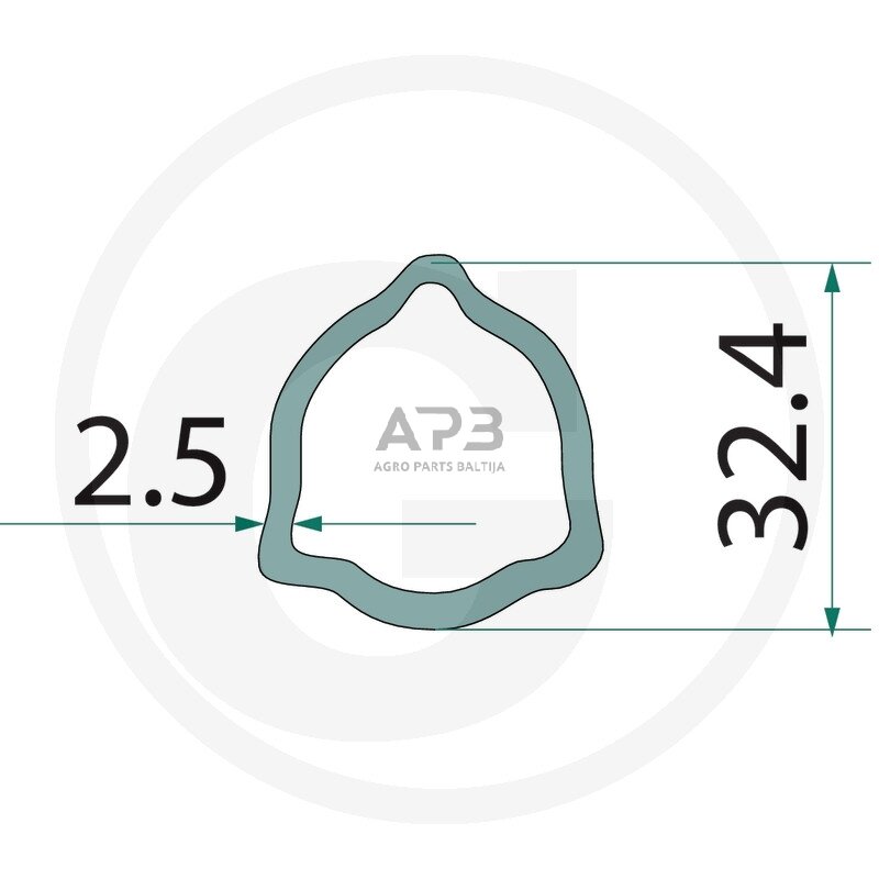 Kardano vamzdis Blueline 377377309