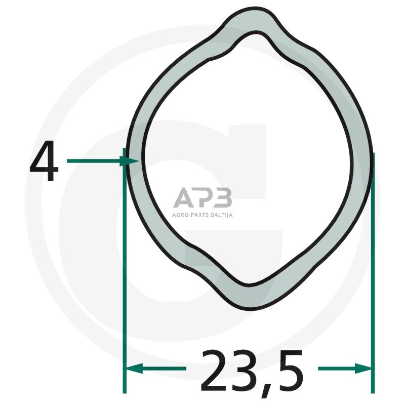 Kardano vamzdis Weasler 397720235100 Kardano vamzdis Weasler 397720235100