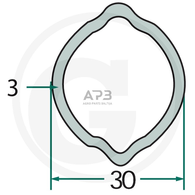 Kardano vamzdis Weasler 397720303150 Kardano vamzdis Weasler 397720303150