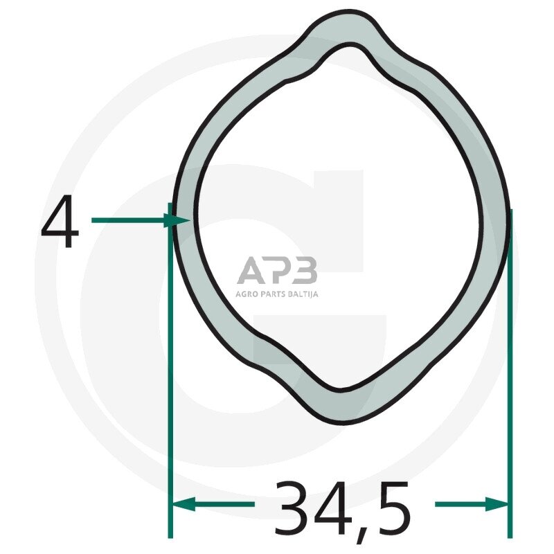 Kardano vamzdis Weasler 397720344150