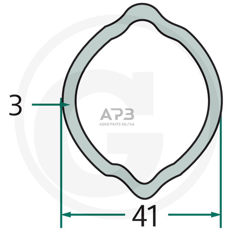 Kardano vamzdis Weasler 397720413150 Kardano vamzdis Weasler 397720413150
