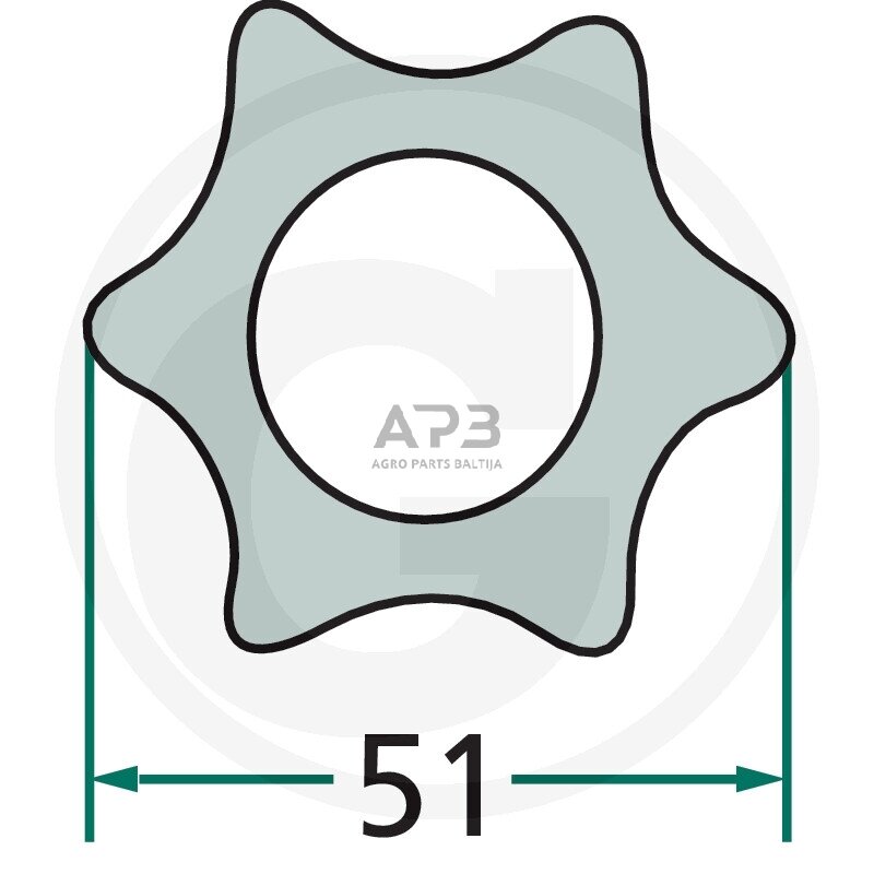 Kardano vamzdis Weasler 397720510300 Kardano vamzdis Weasler 397720510300