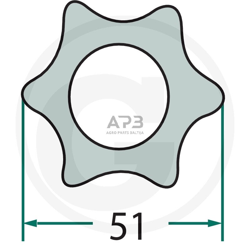 Kardano vamzdis Weasler 397721510100 Kardano vamzdis Weasler 397721510100