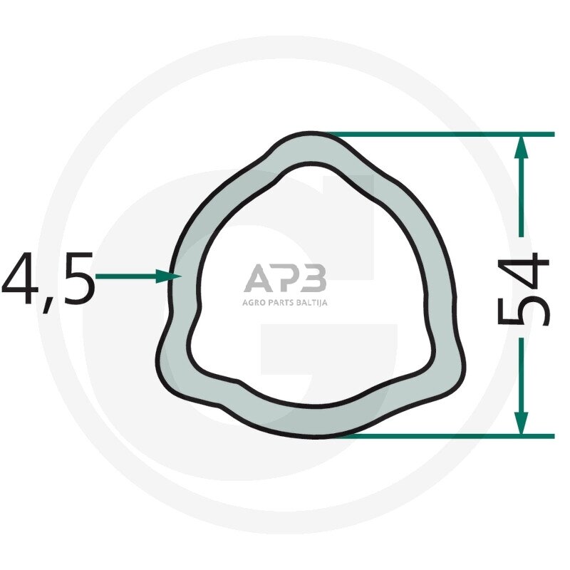 Kardano vamzdis Weasler 417710544300