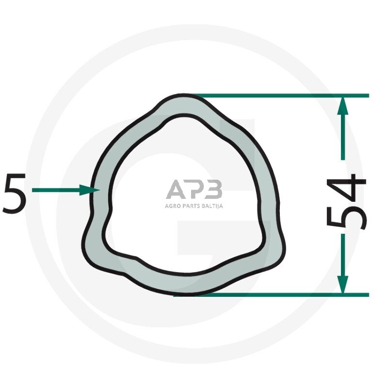 Kardano vamzdis Weasler 417710545100 Kardano vamzdis Weasler 417710545100