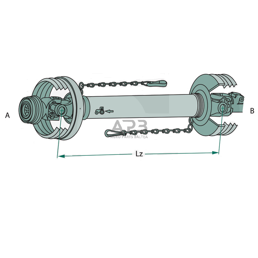 Kardanas Walterscheid 800062, 113106, 1113106, 690846, 1690846 1