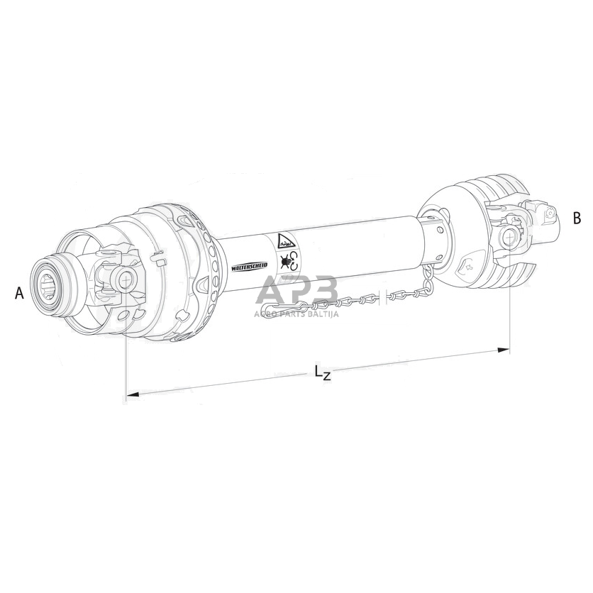 Kardanas Walterscheid PWE 480 694688 1