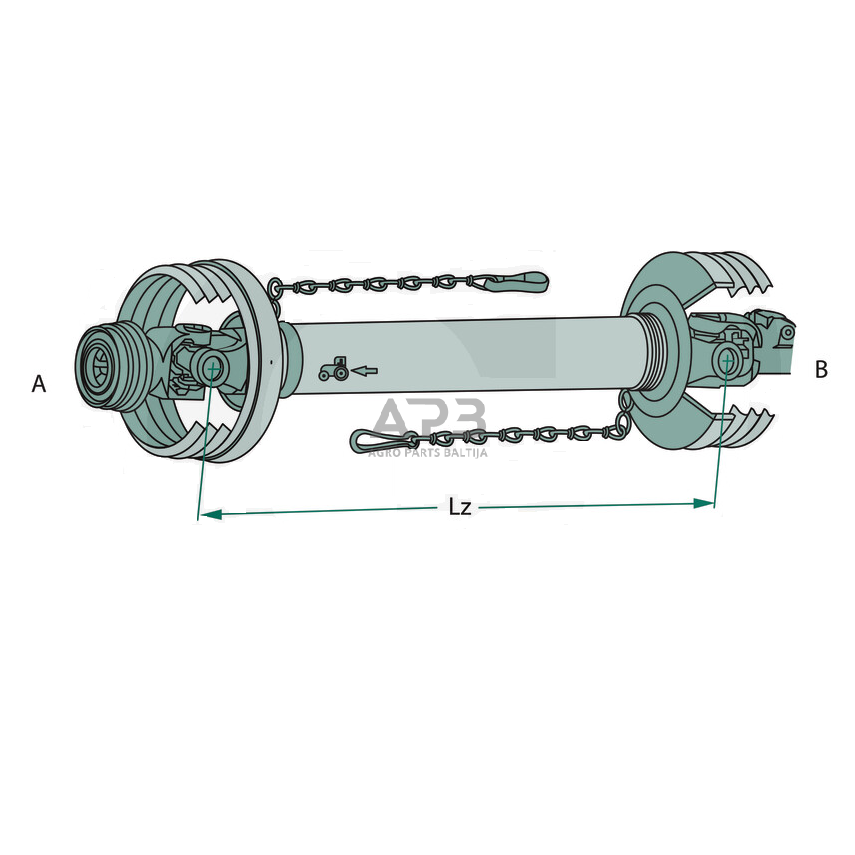 Kardanas Walterscheid  690752, 1690752, 610100, 1610100 1