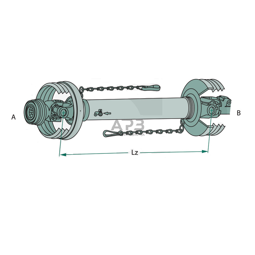 Kardanas Walterscheid 800069, 113113, 1113113, 1800069 1