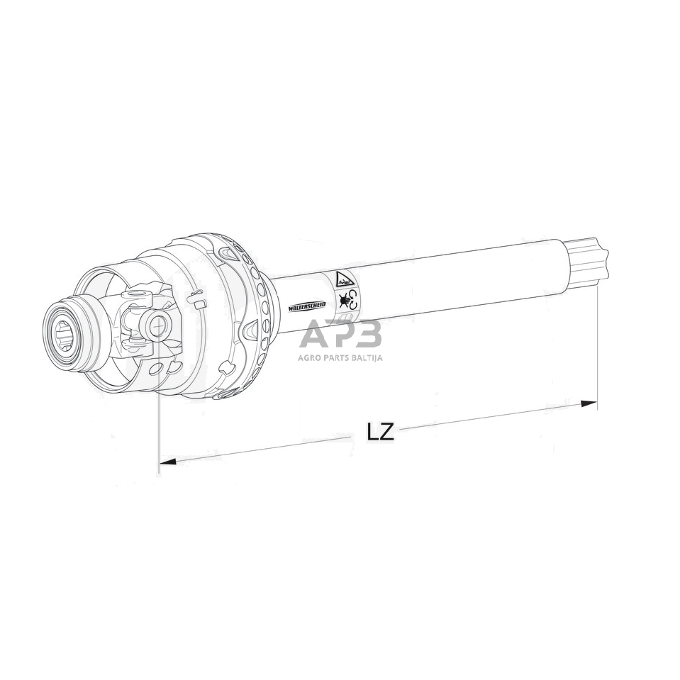 Kardanas Walterscheid 113194, 1113194, 696028, 1696028 1 Kardanas Walterscheid 113194, 1113194, 696028, 1696028 1