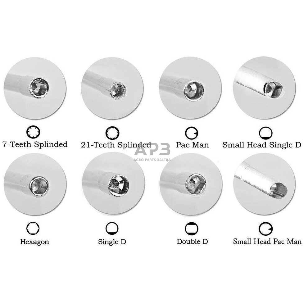 Karbiuratoriaus reguliavimo raktų rinkinys 8vnt. + šepečiai 2 Karbiuratoriaus reguliavimo raktų rinkinys 8vnt. + šepečiai 2