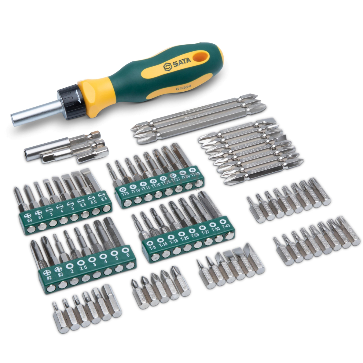 Keičiamų antgalių rinkinys (IMBUS, TORX, SPLINE) 80vnt. 1