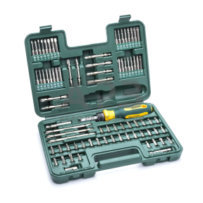 Keičiamų antgalių rinkinys (IMBUS, TORX, SPLINE)(80vnt)