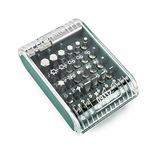 Keičiamų antgalių rinkinys su magnetiniu laikikliu 31vnt. 1 Keičiamų antgalių rinkinys su magnetiniu laikikliu 31vnt. 1