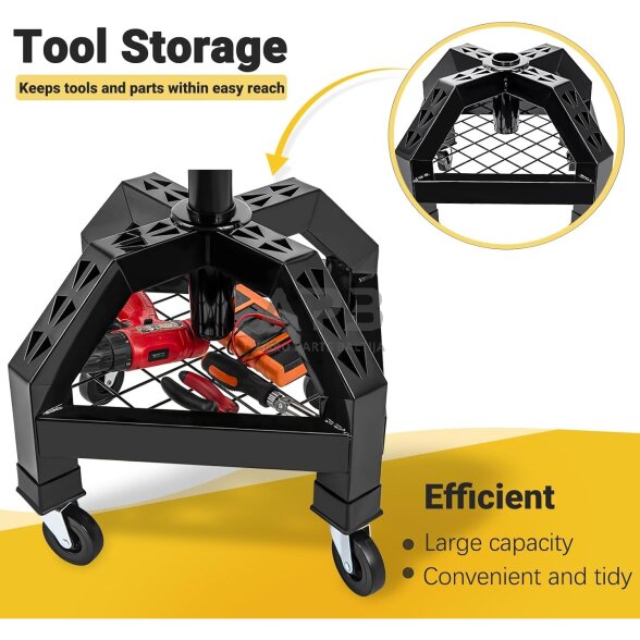 Kėdė su atlošu (aukšta) reguliuojama 5 Kėdė su atlošu (aukšta) reguliuojama 5