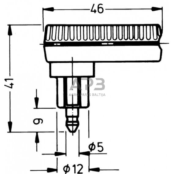 Kištukas 2 kontaktų EL113100 3 Kištukas 2 kontaktų EL113100 3