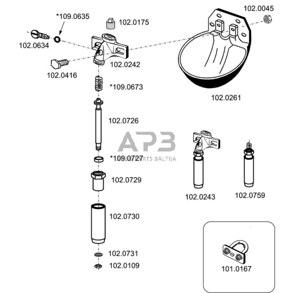 Kištukas Suevia 1/2 SU1020175 2 Kištukas Suevia 1/2 SU1020175 2