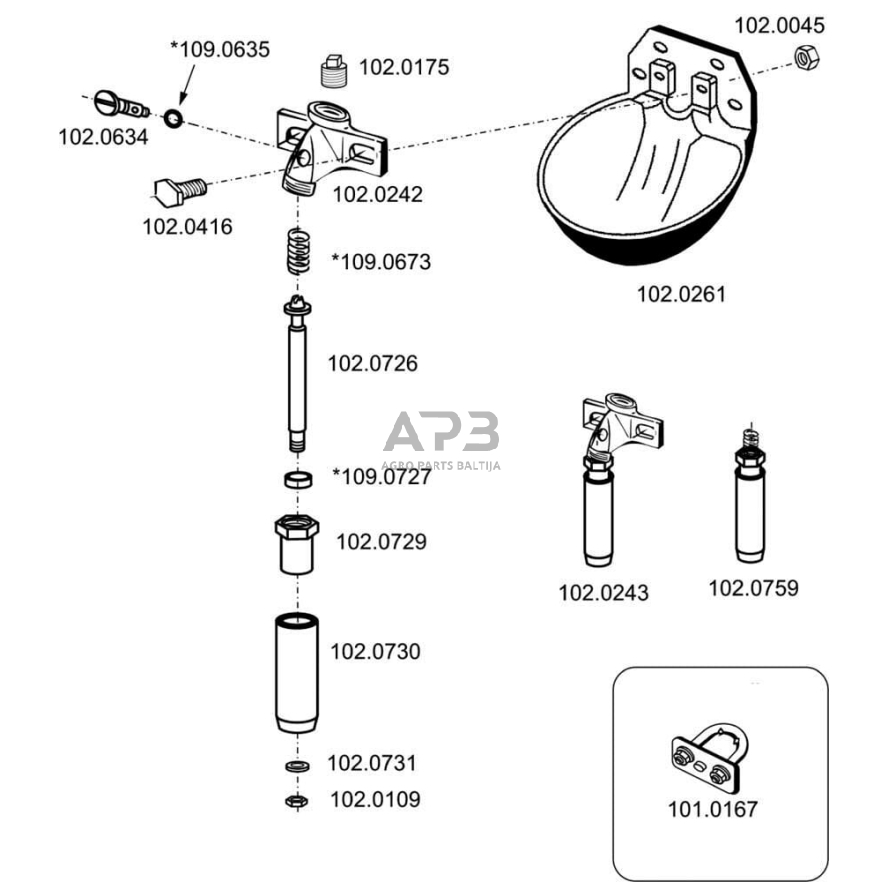 Kištukas Suevia 1/2 SU1020175 2 Kištukas Suevia 1/2 SU1020175 2