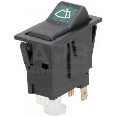 Klavišinis jungiklis 12V, 4 kontaktų SW10048KR