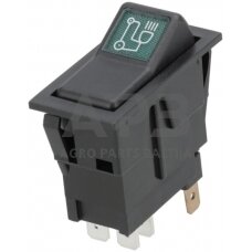 Klavišinis jungiklis 12V, 4 kontaktų SW10050KR