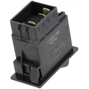 Klavišinis jungiklis 12/24V, 5 kontaktų SW10026KR