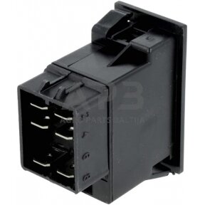 Klavišinis jungiklis 12V / 24V, 8 kontaktų SW10019KR