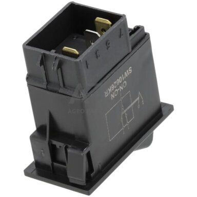 Klavišinis jungiklis 12/24V, 5 kontaktų SW10026KR
