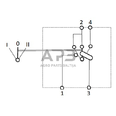 Klavišinis jungiklis 12V, 4 kontaktų SW10048KR 2 Klavišinis jungiklis 12V, 4 kontaktų SW10048KR 2