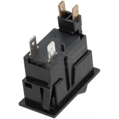 Klavišinis jungiklis 12V, 2 kontaktų SW10042KR 1 Klavišinis jungiklis 12V, 2 kontaktų SW10042KR 1